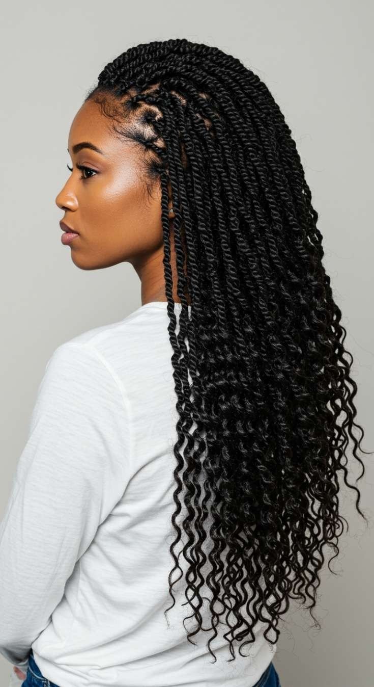 How to Style Mini Kinky Twists for a Flirty Valentine's Look?